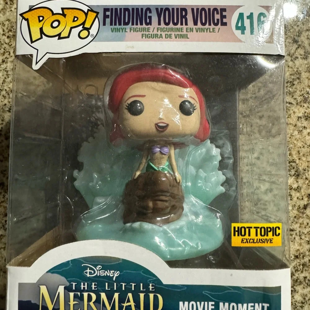 Funko POP! Disney: Movie Moment: The Little Mermaid: Finding Your Voice NWB - Picture 4 of 7